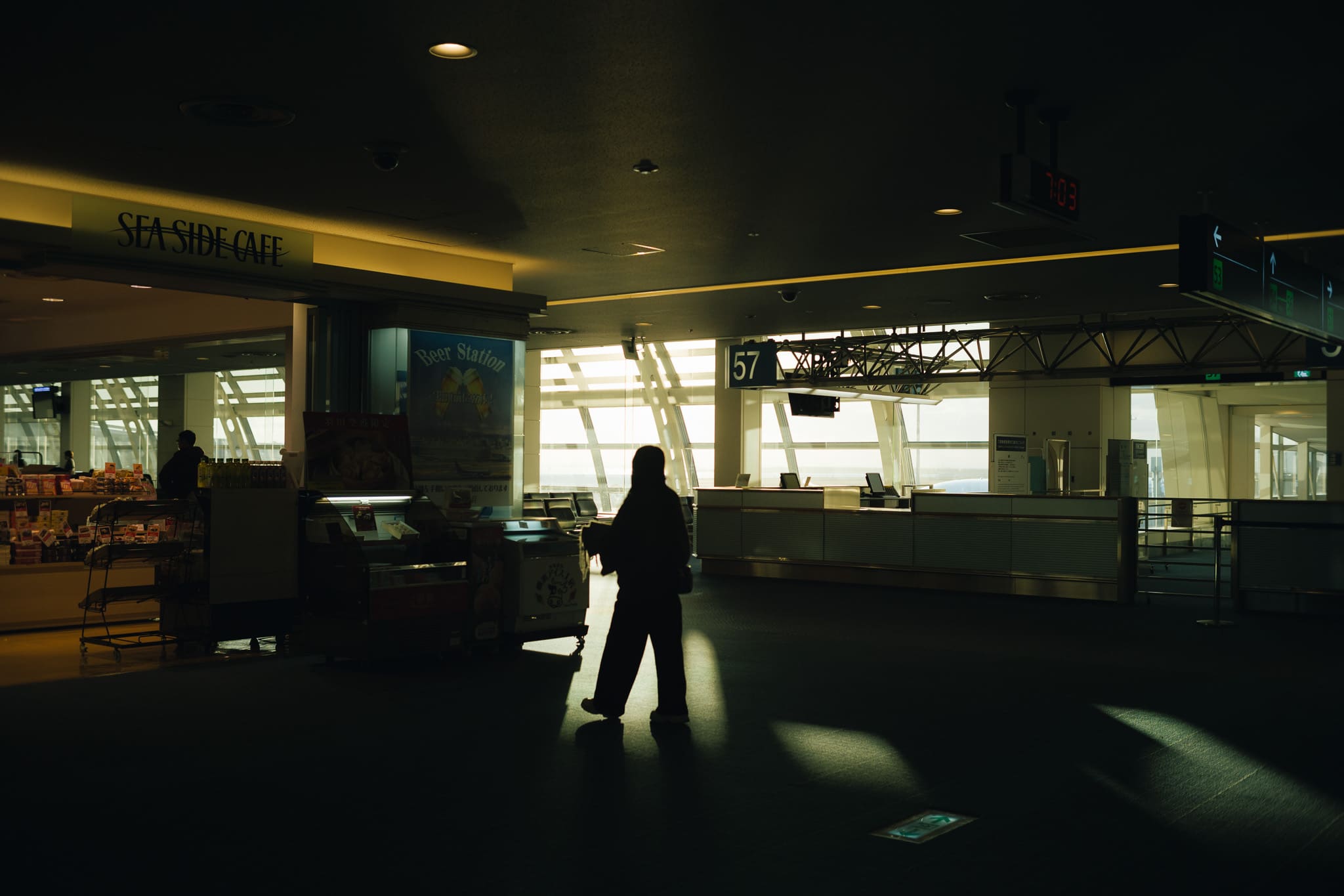 濡れた天文館通り